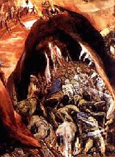 Эль Греко. Врата ада в виде пасти левиафана. 1579